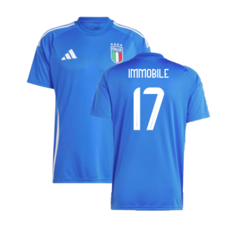 2024-2025 Italy Home Fan Jersey (IMMOBILE 17)