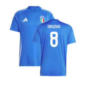 2024-2025 Italy Home Fan Jersey (JORGINHO 8) 2024-2025 Italy Home Fan Jersey (JORGINHO 8)