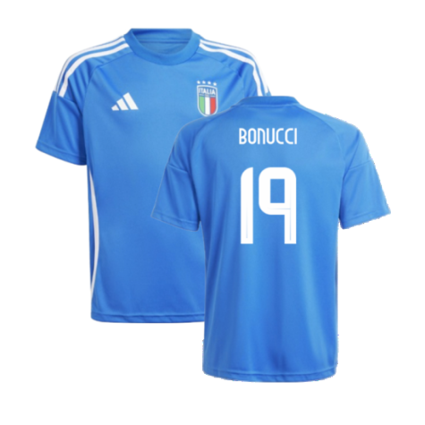 2024-2025 Italy Home Fan Jersey (Kids) (BONUCCI 19)