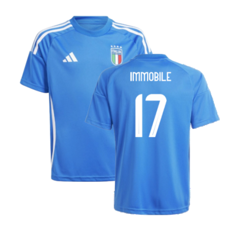 2024-2025 Italy Home Fan Jersey (Kids) (IMMOBILE 17)