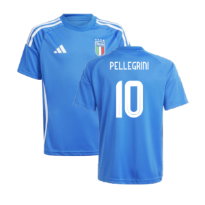 2024-2025 Italy Home Fan Jersey (Kids) (PELLEGRINI 10)