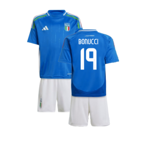 2024-2025 Italy Home Mini Kit (BONUCCI 19) 2024-2025 Italy Home Mini Kit (BONUCCI 19)