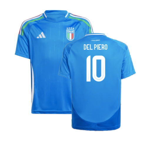 2024-2025 Italy Home Shirt (Kids) (DEL PIERO 10)