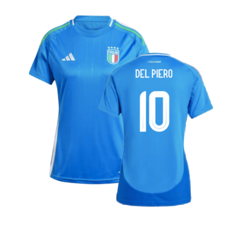 2024-2025 Italy Home Shirt (Ladies) (DEL PIERO 10)