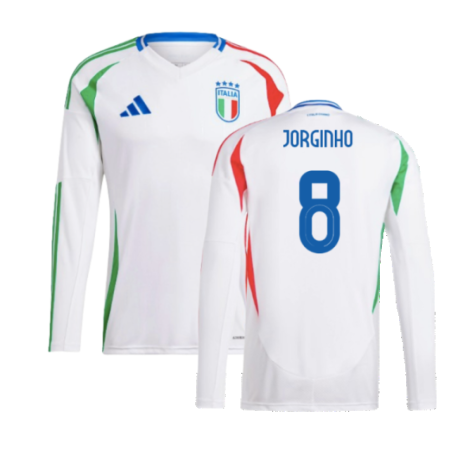 2024-2025 Italy Long Sleeve Away Shirt (JORGINHO 8)