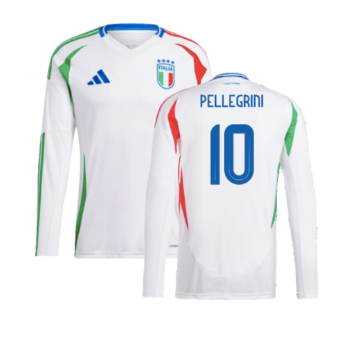 2024-2025 Italy Long Sleeve Away Shirt (PELLEGRINI 10)