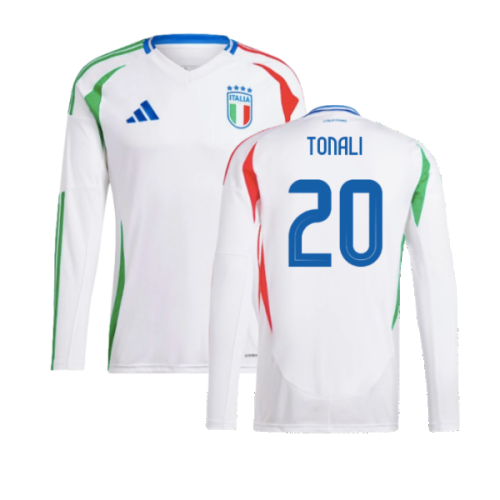 2024-2025 Italy Long Sleeve Away Shirt (TONALI 20)