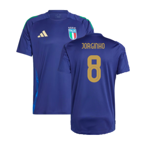 2024-2025 Italy Training Jersey (Navy) (JORGINHO 8)