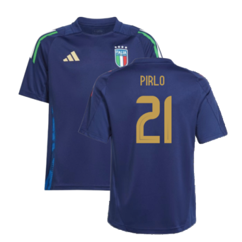 2024-2025 Italy Training Jersey (Navy) - Kids (PIRLO 21)