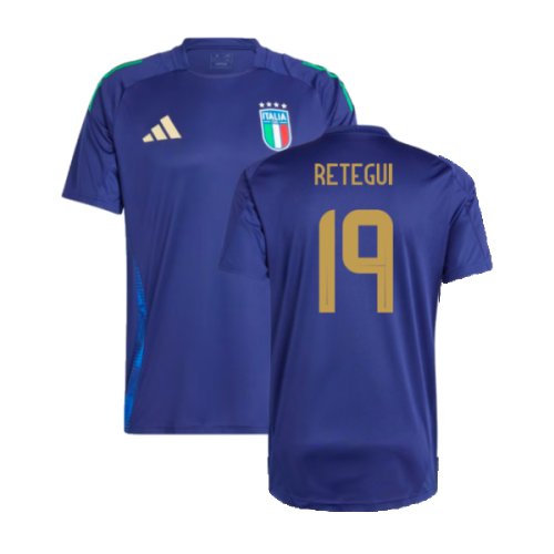 2024-2025 Italy Training Jersey (Navy) (RETEGUI 19)