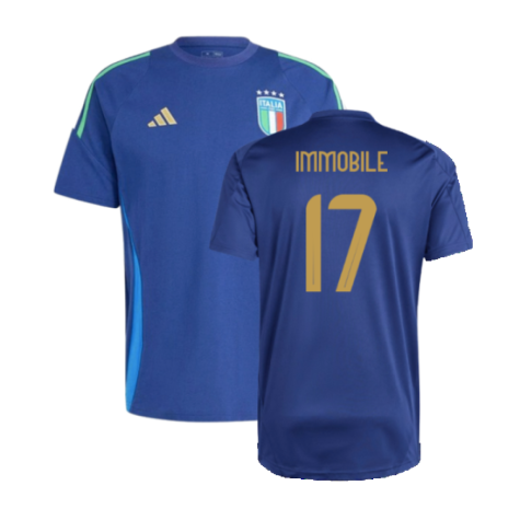 2024-2025 Italy Training Tee (Navy) (IMMOBILE 17)