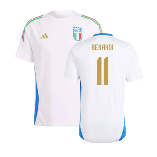 2024-2025 Italy Training Tee (White) (BERARDI 11)