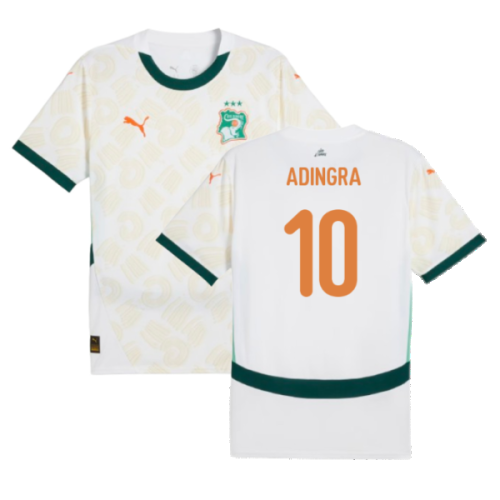 2024-2025 Ivory Coast Away Shirt (Adingra 10)