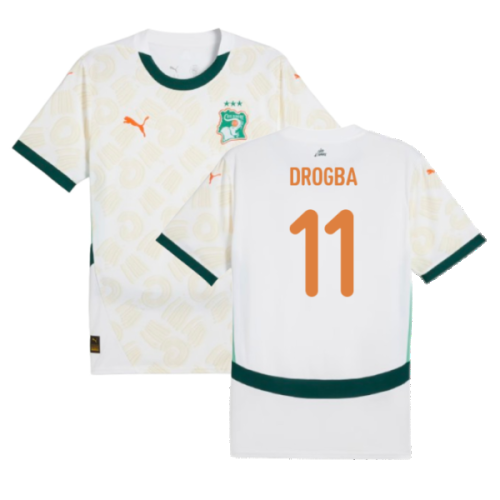 2024-2025 Ivory Coast Away Shirt (Drogba 11)