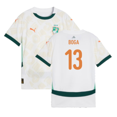 2024-2025 Ivory Coast Away Shirt (Kids) (Boga 13)