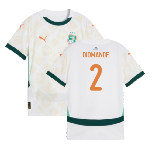 2024-2025 Ivory Coast Away Shirt (Kids) (Diomande 2)