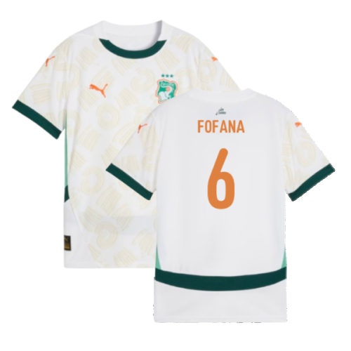 2024-2025 Ivory Coast Away Shirt (Kids) (Fofana 6)