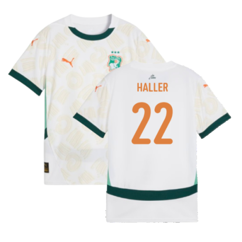 2024-2025 Ivory Coast Away Shirt (Kids) (Haller 22)