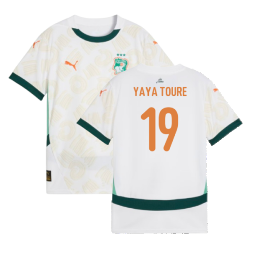 2024-2025 Ivory Coast Away Shirt (Kids) (Yaya Toure 19)