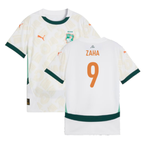 2024-2025 Ivory Coast Away Shirt (Kids) (Zaha 9)