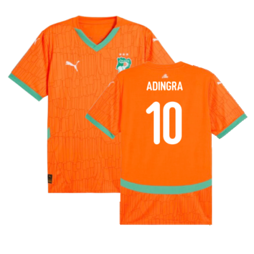 2024-2025 Ivory Coast Home Shirt (Adingra 10)