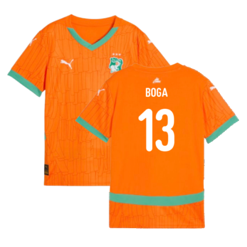 2024-2025 Ivory Coast Home Shirt (Kids) (Boga 13)