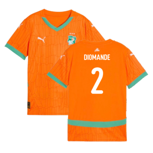 2024-2025 Ivory Coast Home Shirt (Kids) (Diomande 2)