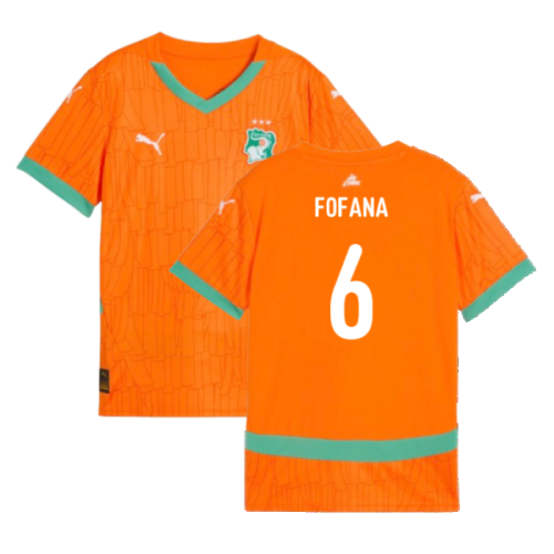 2024-2025 Ivory Coast Home Shirt (Kids) (Fofana 6)