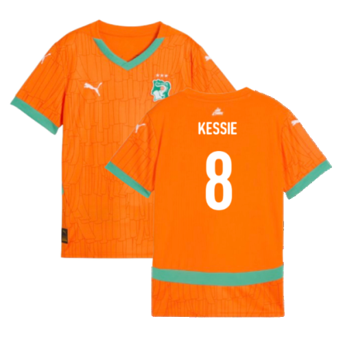 2024-2025 Ivory Coast Home Shirt (Kids) (Kessie 8)