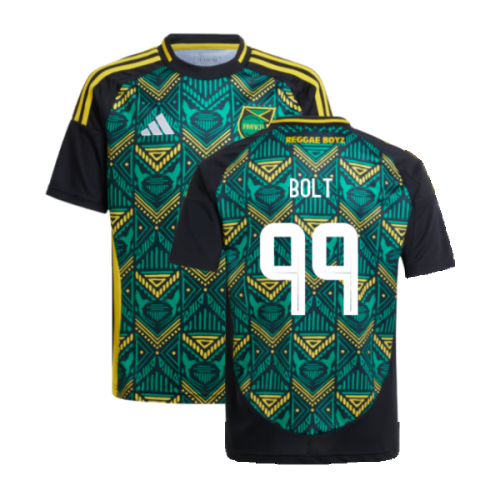 2024-2025 Jamaica Away Shirt (Kids) (Bolt 99)