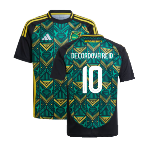 2024-2025 Jamaica Away Shirt (Kids) (Decordova Reid 10)