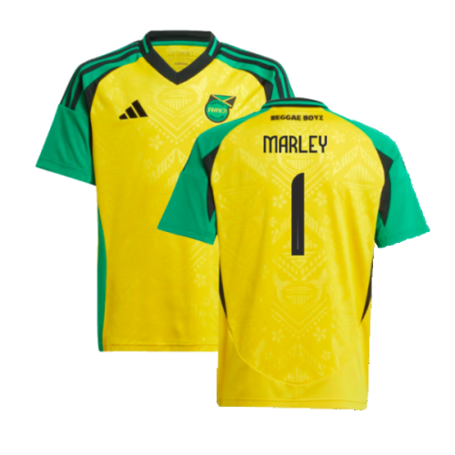 2024-2025 Jamaica Home Shirt (Kids) (Marley 1)