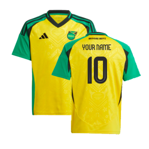 2024-2025 Jamaica Home Shirt (Kids) (Your Name)