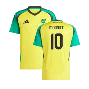 2024-2025 Jamaica Home Shirt (Womens) (McAnuff 10)