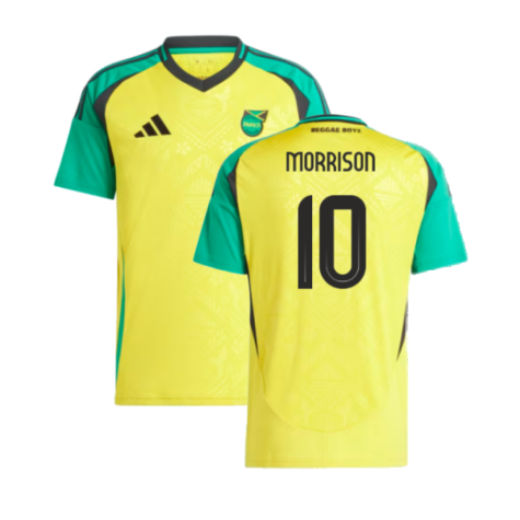 2024-2025 Jamaica Home Shirt (Womens) (Morrison 10)