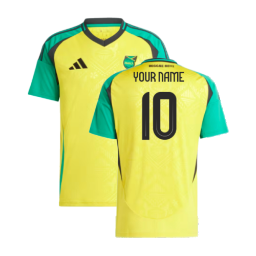 2024-2025 Jamaica Home Shirt (Your Name)