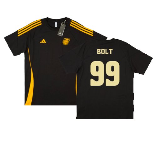 2024-2025 Jamaica Training Tee (Black) (Bolt 99)