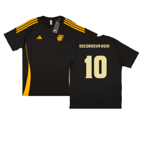 2024-2025 Jamaica Training Tee (Black) (Decordova Reid 10)