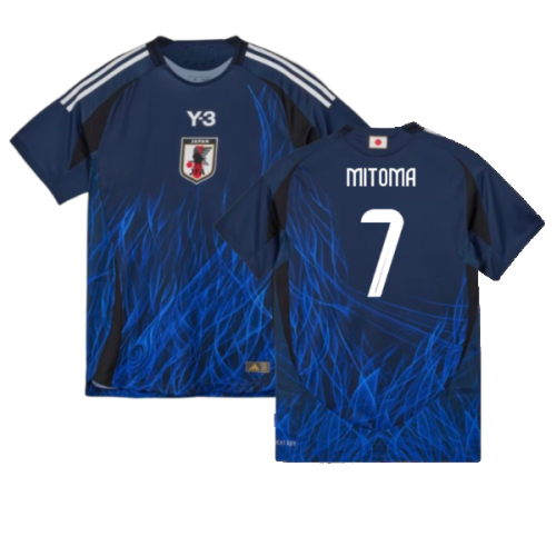 2024-2025 Japan x Y3 Home Authentic Shirt (Mitoma 7)