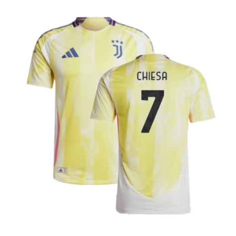 2024-2025 Juventus Authentic Away Shirt (Chiesa 7)