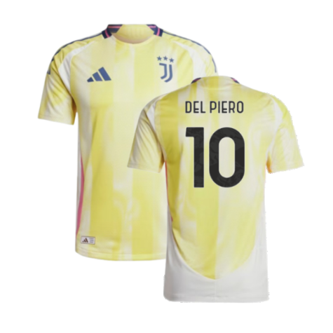 2024-2025 Juventus Authentic Away Shirt (Del Piero 10)