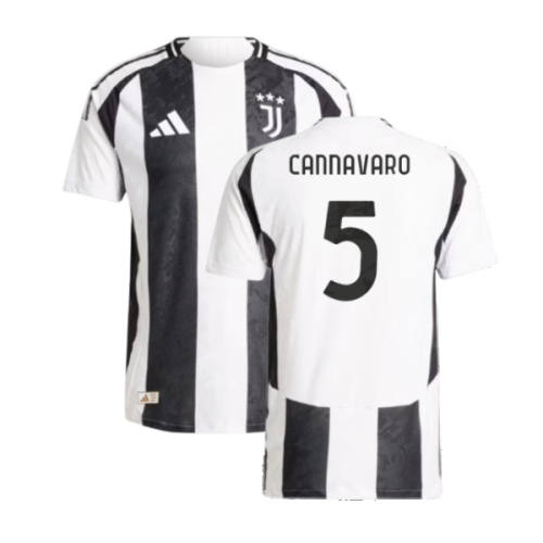 2024-2025 Juventus Authentic Home Shirt (Cannavaro 5)