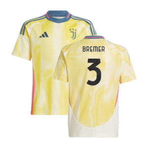 2024-2025 Juventus Away Shirt (Kids) (Bremer 3)