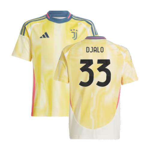 2024-2025 Juventus Away Shirt (Kids) (Djalo 33)