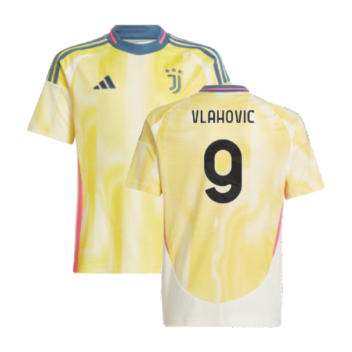 2024-2025 Juventus Away Shirt (Kids) (Vlahovic 9)