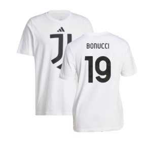 2024-2025 Juventus DNA Graphic Tee (White) (Bonucci 19)