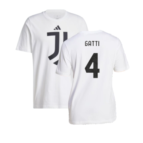 2024-2025 Juventus DNA Graphic Tee (White) (Gatti 4)