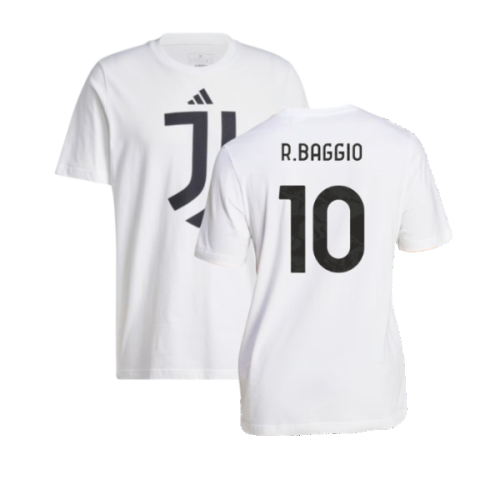 2024-2025 Juventus DNA Graphic Tee (White) (R.Baggio 10)