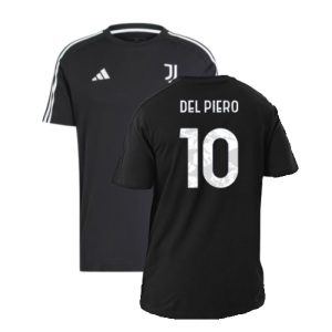 2024-2025 Juventus DNA Tee (Black) (Del Piero 10)