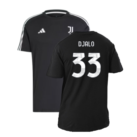 2024-2025 Juventus DNA Tee (Black) (Djalo 33)